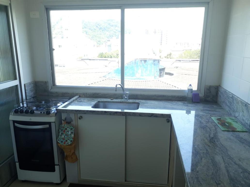 Cobertura Com Area Externa Com Vista Para O Mar Na Melhor Praia Do Guaruja Tombo Eksteriør bilde